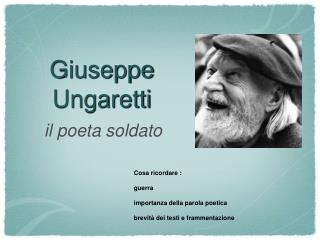 Giuseppe Ungaretti