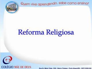 Reforma Religiosa