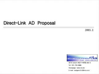 Direct-Link AD Proposal