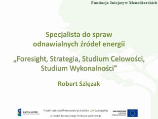 Specjalista do spraw odnawialnych źródeł energii