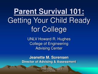 Parent Survival 101: Getting Your Child Ready for College