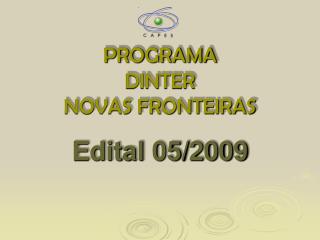 PROGRAMA DINTER NOVAS FRONTEIRAS
