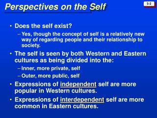 Perspectives on the Self