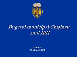 Bugetul municipal Chişinău anul 2011