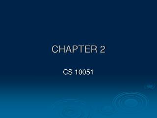 CHAPTER 2