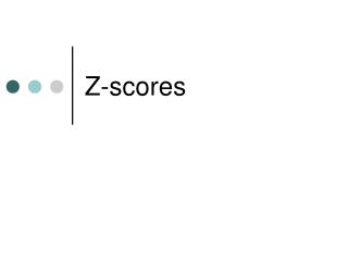 Z-scores