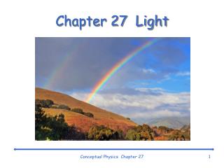 Chapter 27 Light