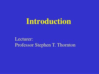 Introduction