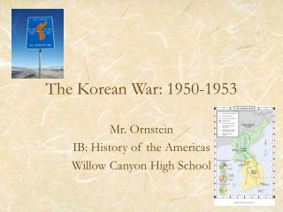 The Korean War: 1950-1953