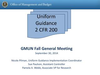 Uniform Guidance 2 CFR 200