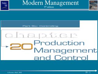 Modern Management 9 th edition