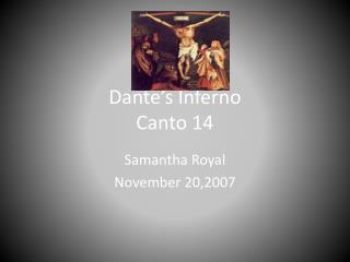 Dante’s Inferno Canto 14