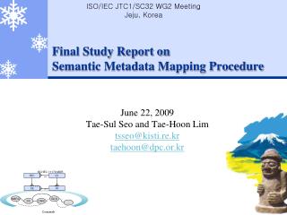 Final Study Report on Semantic Metadata Mapping Procedure