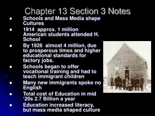 Chapter 13 Section 3 Notes