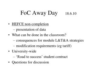 FoC Away Day 18.6.10
