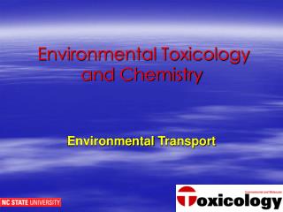 Environmental Toxicology and Chemistry