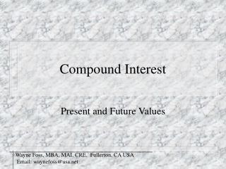 Compound Interest