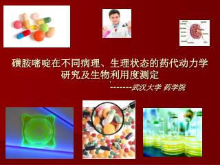 磺胺嘧啶在不同病理、生理状态的药代动力学 研究及生物利用度测定 ------- 武汉大学 药学院