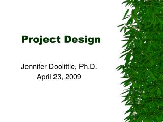 Project Design