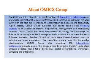 About OMICS Group