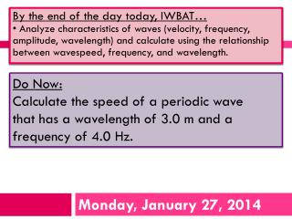 Monday, January 27, 2014