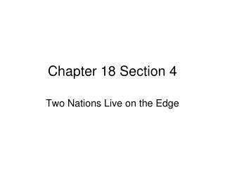 Chapter 18 Section 4