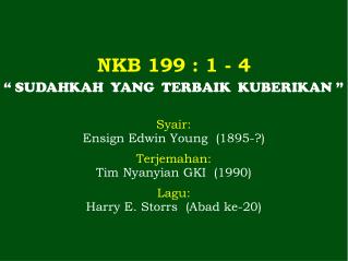 NKB 199 : 1 - 4