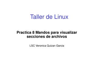 Taller de Linux