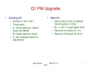 Q1 PM Upgrade