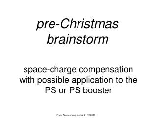 space-charge compensation with possible application to the PS or PS booster