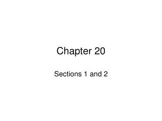 Chapter 20