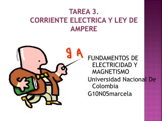 TAREA 3. CORRIENTE ELECTRICA Y LEY DE AMPERE