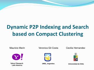 Dynamic P2P Indexing and Search based on Compact Clustering