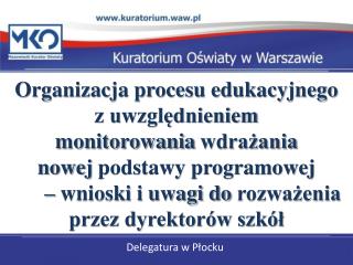 Delegatura w Płocku