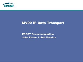 MV90 IP Data Transport