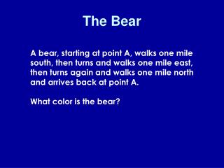 The Bear