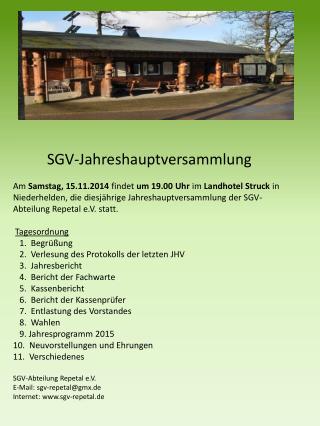 2014_Plakat_JHV-15.11.14-Landhotel-Struck