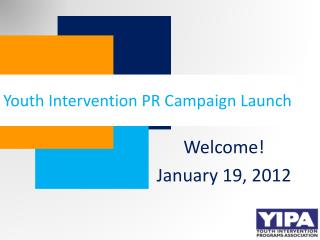 Youth Intervention PR Campaign Launch