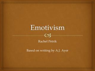 Emotivism