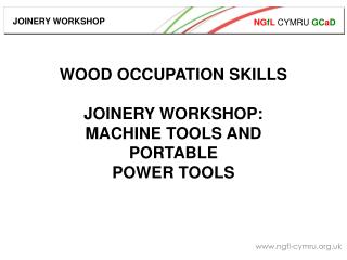 JOINERY WORKSHOP