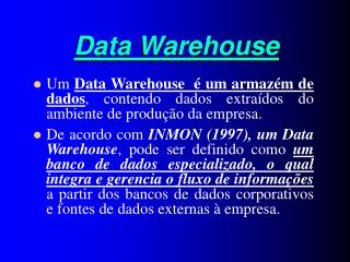 Data Warehouse