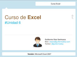 Curso de Excel #Unidad 6