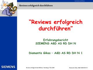 Reviews erfolgreich durchführen