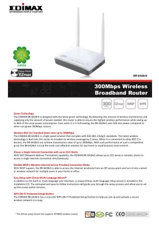 300Mbps Wireless Broadband Router