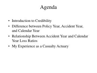 Agenda