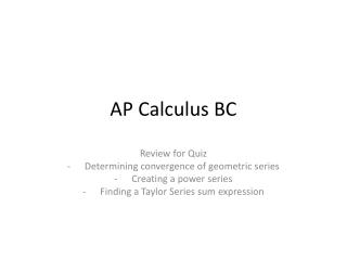 AP Calculus BC