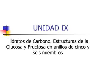 UNIDAD IX