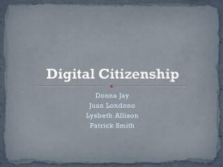 Digital Citizenship