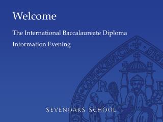 Welcome