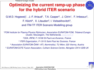 Optimizing the current ramp-up phase for the hybrid ITER scenario